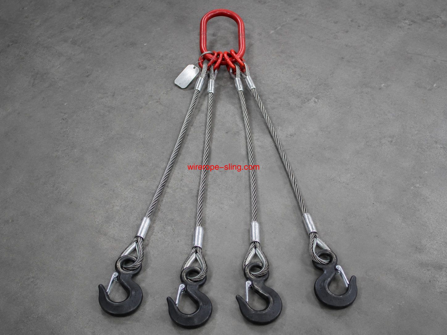 4 Leg Bridle Wire Rope Sling 16mm x 3m WLL 6.90T/4.93T | LKS